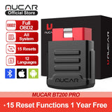 MUCAR BT200 Automotive Diagnostic Tools Obd 2 Bluetooth Wifi Scanner for All Cars Auto Obd2 Tester 15 Resets Diagnosis