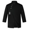 Men Women Chef Uniform Stand Collar Single-breasted Pocket Restaurant Uniform Waterproof Anti-dirty Bakery Food Chef Tops