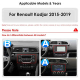 9 Inch Carplay Android Radio For RENAULT KADJAR 2015 - 2019 Intelligent System 8 core Multimedia Player Touch Screen 5G Display