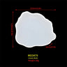 DM403 Irregular Marble Tea Cup Tray Doorplate Silicone Mold Epoxy Resin Agate Sliced Coaster Moules For Table Decoration