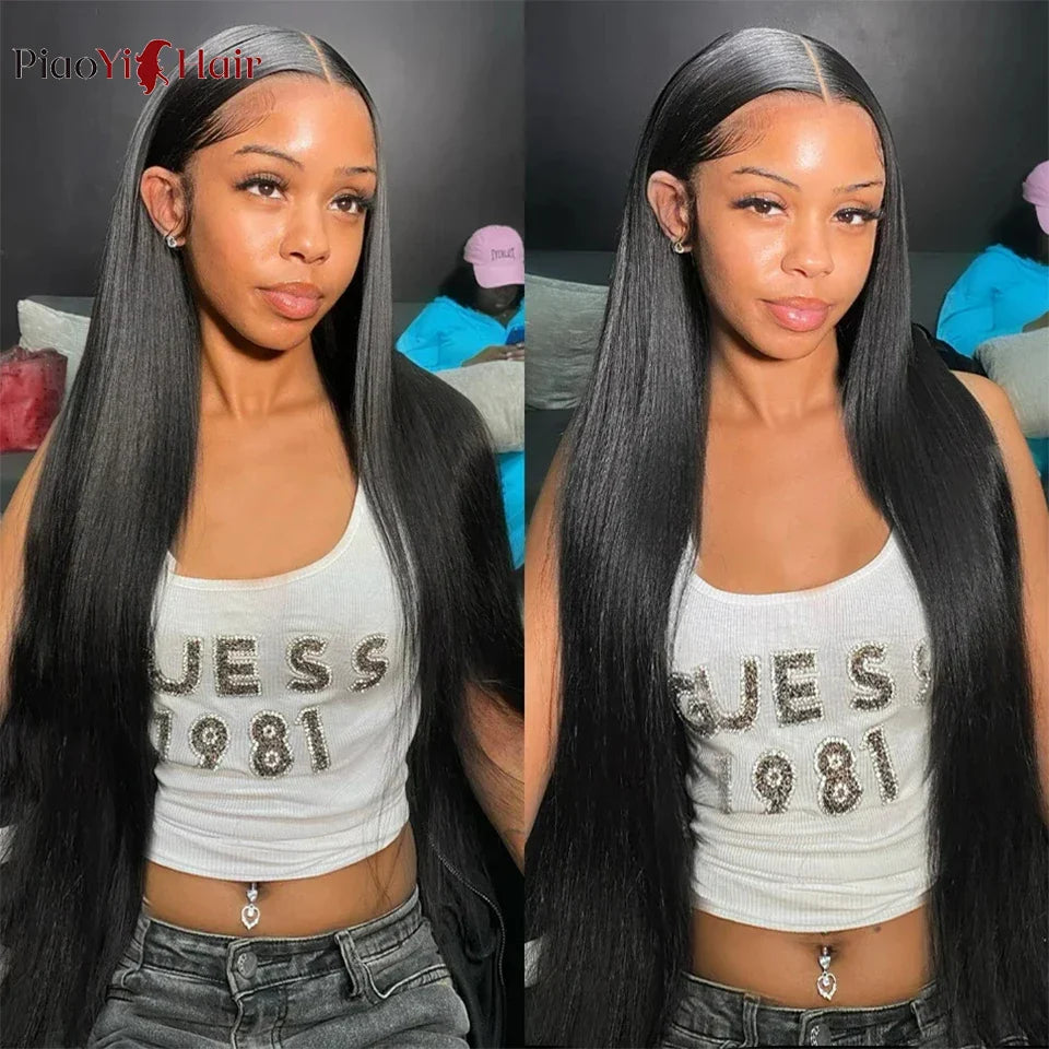 30 inch Lace Front Wig Human Hair Wigs for Women 13x4 Straight Lace Frontal Wig Brazilian Pre Plucked Glueless Wig Human Hair