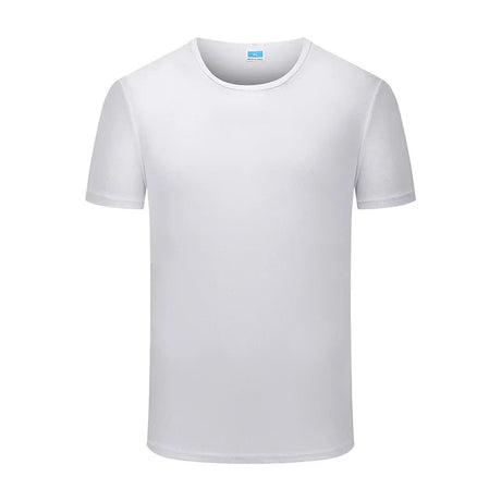 Plain T-shirts for Men Sport Quick Drying Fabric Mens Tshirt Unisex General Size O-neck Short Sleeve Blouse Company Custom Tees