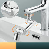 Multifunction 1080° Rotary Extender Faucet Aerator Robotic Arm Plastic Splash for Sink Kitchen Washbasin Faucets Bubbler Nozzle