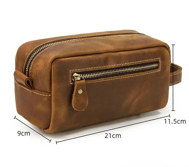 Genuine Leather Clutch real cowskin storage bag men male zipper Clutches genuine leather makeup s water pen glasses