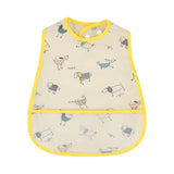 2023New Cartoon Pattern EVA Waterproof Pocket Lunch Feeding Bibs Adjustable Baby Bibs Cute Children Baby Apron Kids Burp Cloths