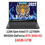 Lenovo Legion Y9000P 2022 Gaming Laptop 12th Intel i7-12700H GeForce RTX3060 6G/RTX3070Ti 8G 165Hz 16inch Game Notebook PC Win11