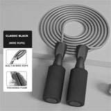 1/2PCS Cordless Silent Jumping Rope Dual Purpose Fat Burning Fitness PVC Solid Material Skipping Rope Indoor Sports Load Jumping