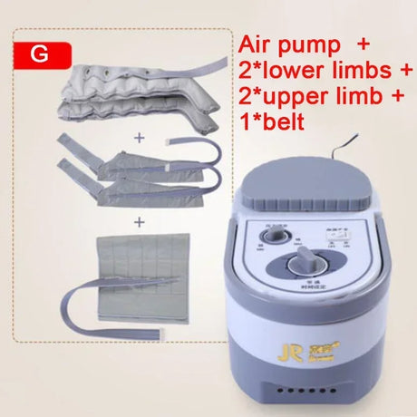 Professional Circulating Air Pressure Leg Massage Instrument with Acupressure Relaxation Treatment for Calf Foot Waist Arm Thigh