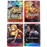 Anime One Piece TCG OPCG Replica Japanese Version Card Game OP02 Luffy Shanks Ace Nami Roronoa Zoro Game Anime Collection Cards