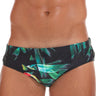 Datifer 2024 Summer Mens Shorts Removable Pad Fashion Print Swim Briefs Low Sexy Bikini Surfing Gym Beach Men Swimsuit Multicolo