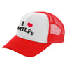 I Love MILFS Trucker Caps Men Funny Humor Hat Baseball Cap Cool Summer Unisex Mesh Net Caps MZ-476