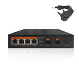 2.5G Network Ethernet Switch Unmanaged LAN Hub VLAN  4*2.5G+2*10G SFP+ Uplink Ports Fanless AI WTD for NAS Wifi Router AP