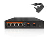 2.5G Network Ethernet Switch Unmanaged LAN Hub VLAN  4*2.5G+2*10G SFP+ Uplink Ports Fanless AI WTD for NAS Wifi Router AP