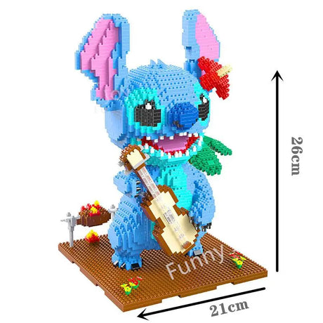 Funny Anime Interstellar Blocks Small Particles Building Blocks Assembled Puzzle Block Toy Children Christmas Gift