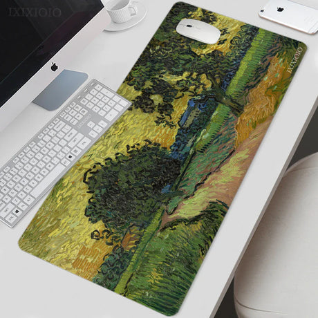 Van Gogh Art Mouse Pad Gaming XL HD Mousepad XXL Mechanical Keyboard Pad MousePads Carpet Non-Slip Office Accessories Mice Pad