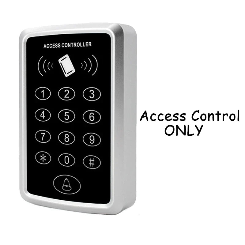 125KHz RFID Access Control Keypad EM Card Reader Door Access Control System Door Lock Opener Keyboard System Support 1000 Users