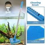 Bathroom Cleaner Tool Aquarium Fish Tank Cleaning Brush Triangle Scrubber Sponge