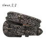 Punk Luxury Strap Diamond Belt Western Crystal Studded Belt Cowgirl Cowboy Rhinestone Belt For Women Men Jean Cinto De Strass