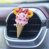 Disney Anime Figure Mickey Minnie Mouse Cartoon Donald Ornament Bear Car Air Outlet Vent Perfume Air Freshener Decor Accessories