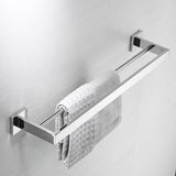 Mirror Chrome Polished Bathroom Hardware Stainless Steel Towel Rack Toilet Paper Holder Towel Bar Hook Bathroom Accessories