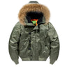 Men's Winter Military Tactical Parkas Thick Fur Collar Puffer Bomber Jackets Male N2B Outdoor Windproof Long Windbreaker Coats