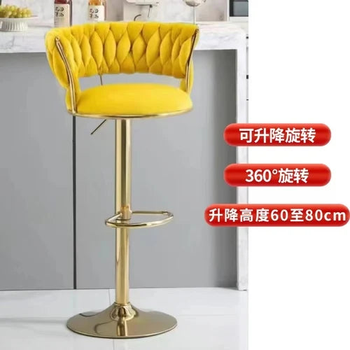 Luxury Modern Bar Stools Nordic Office Kitchen Chair Office Design Home Comfort Sedie Sala Da Pranzo Interior Decoration