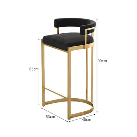 Garden Reception Counter Bar Stools Metal Designer High Computer Space Saving Bar Chair Comfortable Taburete Alto Home Furniture