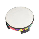 8/10 Inches Ground Drum Sheepskin Drumhead Orff Tambourine Handheld Children Musical Enlightenment Percussion Instrument Toys