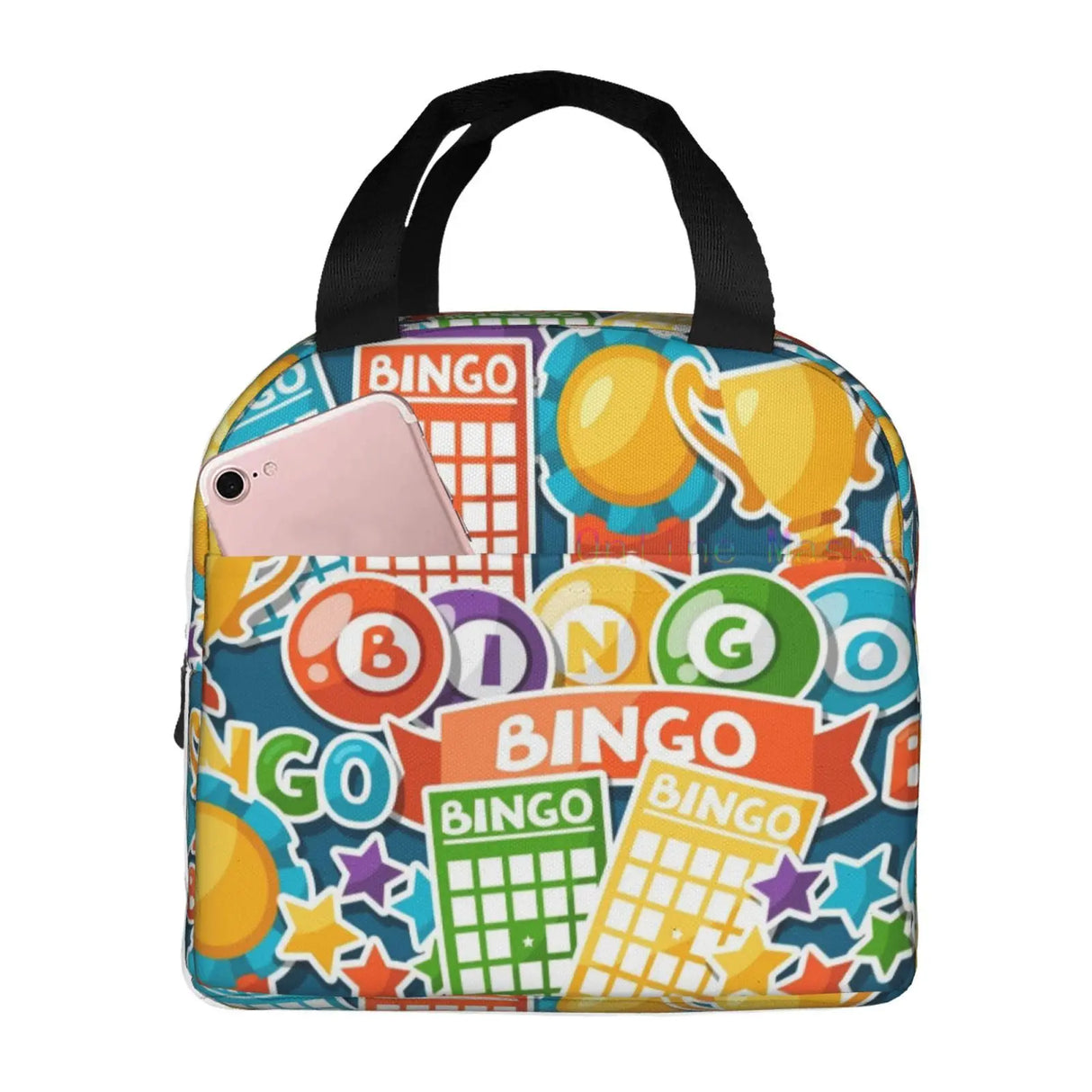 Bingo I Need One More Numbe Lunch Bag Cooler Bag Women Tote Bag Insulated Lunch Box Soft Liner Lunch Container for Picnic Travel