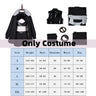 Nanakusa Nazuna Cosplay Call of the Night Costume Wig Black Cloak Jacket Leather Vest Shorts Outfit Yofukashi No Uta Women