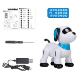 Robot Puppy Programmable Dancing RC Animal Dog Toy with Light and Sound Robotic Pets Animal Dog Toy for Children Boys Gifts