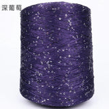 500G Glitter FancyYarn Sequin  Hand Crochet Thread Knitting Clothes Needleworkyarn With Sequins Knitting Yarn Needlework Sequins