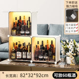 Living Room Wine Small Display Cabinet Light Luxury Desktop Wine Cabinets Home Wall-mounted Restaurant Bar Floor Storage Cabinet