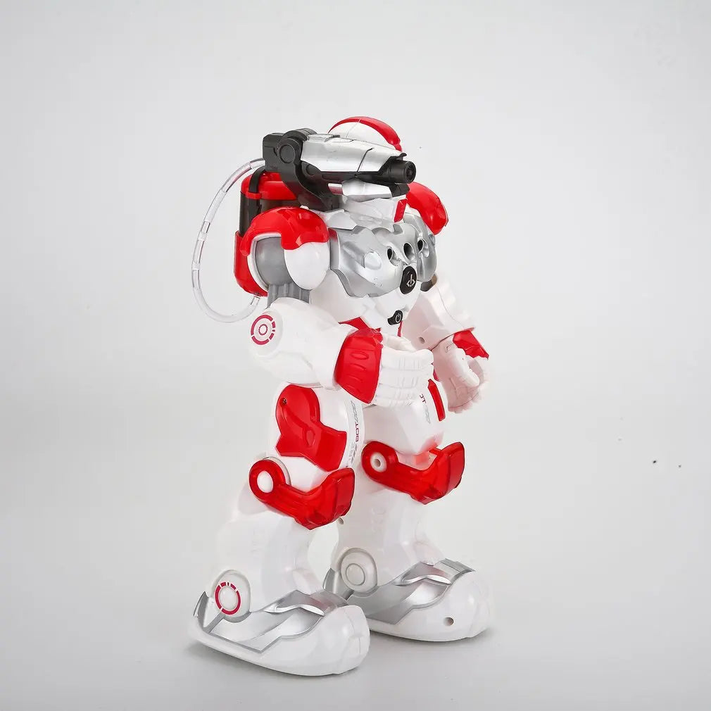 Programmable Combat Defender Intelligent RC Robot Dancing Walking Light Musical Kid Toy With Remote Control Birthday Gifts