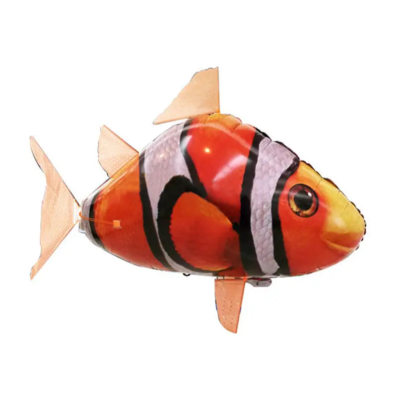 Remote Control Shark Toys Air Swimming RC Animal Infrared Fly Balloons Clown flying shark balloon Christmas Gifts Decoration