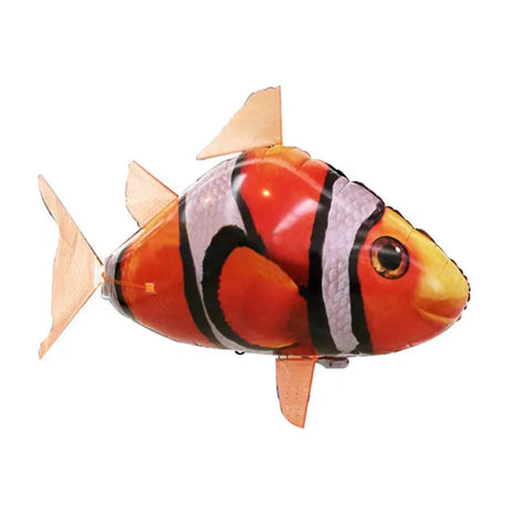 Inflatable Remote Control Shark Toys Air Swimming RC Animal Radio Fly Balloons Clown Fish Animals Novel Toy For Children Boys