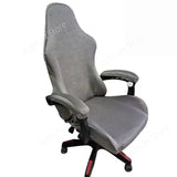 Solid Long Armrest Gaming Chair Cover Breathable Office Chair Cover Seat Cover for Computer Chair Seat Case Dustproof Slipcover