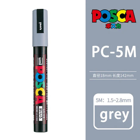 39 Colors Uni Posca PC-5M Paint Marker,1.8-2.5mm Medium Point Acrylic Painting Markers Pens Drawing Graffitti POP Advertising