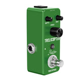 Rowin Guitar Tremolo Effects Pedal Guitar Trelicopter Pedals Classic Optical Tremolo Tone Mini Size With True Bypass LEF-327