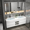 Slim Storage Vanity Bathroom Cabinets Storage Smart Vanity Bathroom Cabinets Mirror Corner Armadietto Hotel Furniture YX50BC