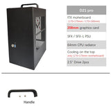 D21pro A4 Chassis 17*19cm Motherboard Mini ITX Game Computer Support Graphics Card I7 Independent Display Case Dream D21 Pro