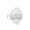Plastic Transparent Fish Tank Aquariums Goldfish Bowl Round Impact Broken-resistant Office Table Hall Viewing Turtle Fish Tank