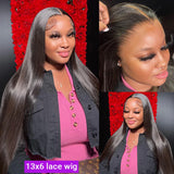 30 40 Inch Straight Lace Front Wigs Glueless 13X4 Lace Front Human Hair Wig 4X4 5X5 Hd Lace Closure Wig 13X6 Hd Lace Frontal Wig