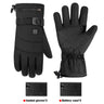 2023 Heated Motorcycle Gloves Guantes Moto USB Electric Heating Gloves Warmer Thermal Biker Motorcyclist Riding Gloves Winter