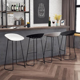 Bar Chair Modern Simple Bar Stool High Footstool Household Bar Chairs Northern Europe Bar Chair Back Creative High Footed Chair