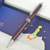 PPS Le Petit Prince 163 Dark Blue Rollerball Ballpoint Pen Luxury MB Stationery With Serial Number Little Prince + Leather Pouch