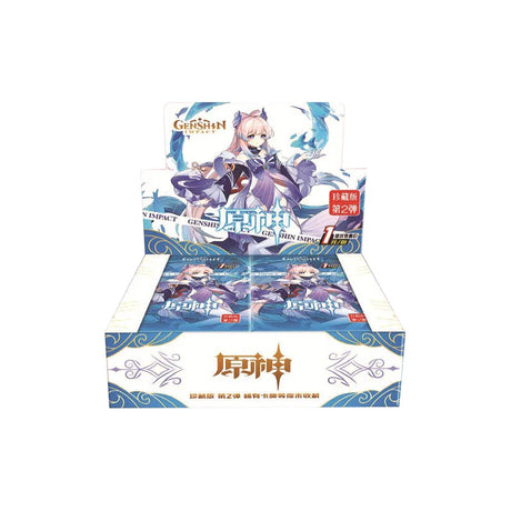 Genshin Impact Cards Anime TCG Game Collection Pack Booster Box Rare SSR Surrounding Table Toys For Family Children Gift