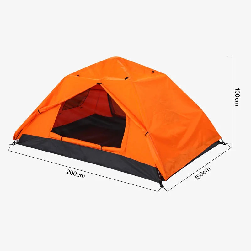 Outdoor automatic quick opening two person tent camping portable foldable tent picnic mountaineering night fishing tent