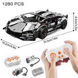 Riceblock Technical 1:14 Racing Sport Car Model Building Blocks Bricks MOC City Vehicle Supercar Adult Toy For Boy Children Gift