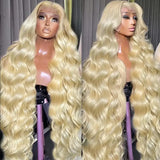 Wigirl 613 Lace Frontal Wig 13x6 Honey Blonde Body Wave Lace Front Wig Brazilian 13x4 Transparent Color Human Hair Wig For Women